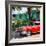 Cuba Fuerte Collection SQ - Red Classic Car in Vinales-Philippe Hugonnard-Framed Photographic Print