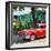 Cuba Fuerte Collection SQ - Red Classic Car in Vinales-Philippe Hugonnard-Framed Photographic Print