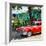 Cuba Fuerte Collection SQ - Red Classic Car in Vinales-Philippe Hugonnard-Framed Photographic Print