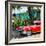 Cuba Fuerte Collection SQ - Red Classic Car in Vinales-Philippe Hugonnard-Framed Photographic Print