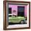Cuba Fuerte Collection SQ - Retro Lime Green Car-Philippe Hugonnard-Framed Photographic Print