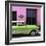 Cuba Fuerte Collection SQ - Retro Lime Green Car-Philippe Hugonnard-Framed Photographic Print