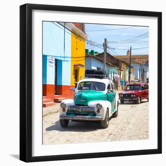 Cuba Fuerte Collection SQ - Taxis in Trinidad-Philippe Hugonnard-Framed Photographic Print