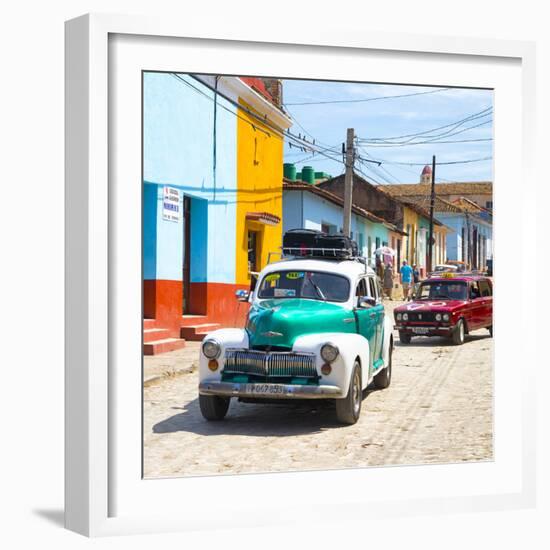 Cuba Fuerte Collection SQ - Taxis in Trinidad-Philippe Hugonnard-Framed Photographic Print