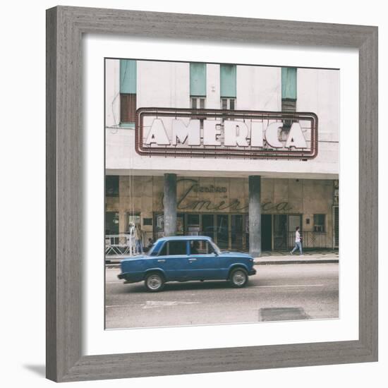 Cuba Fuerte Collection SQ - Teatro America in Havana II-Philippe Hugonnard-Framed Photographic Print