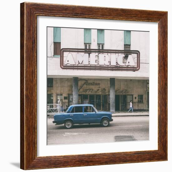 Cuba Fuerte Collection SQ - Teatro America in Havana II-Philippe Hugonnard-Framed Photographic Print