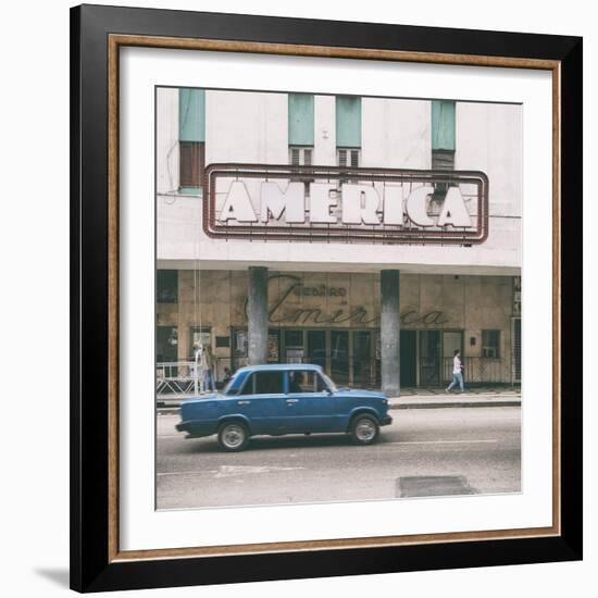 Cuba Fuerte Collection SQ - Teatro America in Havana II-Philippe Hugonnard-Framed Photographic Print