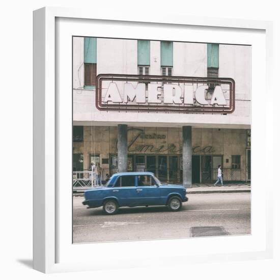 Cuba Fuerte Collection SQ - Teatro America in Havana II-Philippe Hugonnard-Framed Photographic Print