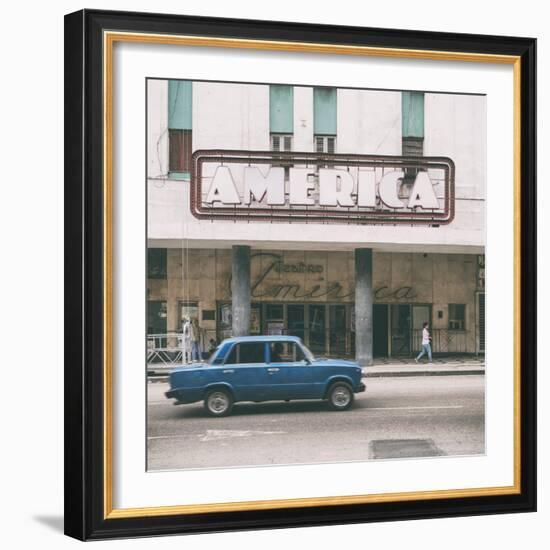 Cuba Fuerte Collection SQ - Teatro America in Havana II-Philippe Hugonnard-Framed Photographic Print