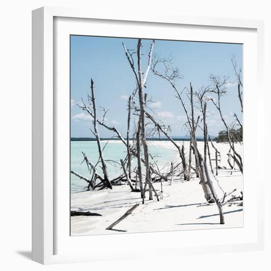 Cuba Fuerte Collection SQ - Tropical Wild Beach II-Philippe Hugonnard-Framed Photographic Print