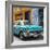 Cuba Fuerte Collection SQ - Turquoise Chevrolet Cuban-Philippe Hugonnard-Framed Photographic Print