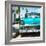 Cuba Fuerte Collection SQ - Turquoise Chevy-Philippe Hugonnard-Framed Photographic Print