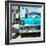 Cuba Fuerte Collection SQ - Turquoise Chevy-Philippe Hugonnard-Framed Photographic Print