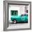 Cuba Fuerte Collection SQ - Turquoise Pontiac 1953 Original Classic Car-Philippe Hugonnard-Framed Photographic Print