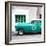 Cuba Fuerte Collection SQ - Turquoise Pontiac 1953 Original Classic Car-Philippe Hugonnard-Framed Photographic Print