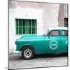 Cuba Fuerte Collection SQ - Turquoise Pontiac 1953 Original Classic Car-Philippe Hugonnard-Mounted Photographic Print