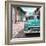 Cuba Fuerte Collection SQ - Turquoise Taxi in Trinidad-Philippe Hugonnard-Framed Photographic Print