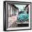 Cuba Fuerte Collection SQ - Turquoise Taxi in Trinidad-Philippe Hugonnard-Framed Photographic Print