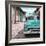 Cuba Fuerte Collection SQ - Turquoise Taxi in Trinidad-Philippe Hugonnard-Framed Photographic Print