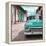 Cuba Fuerte Collection SQ - Turquoise Taxi in Trinidad-Philippe Hugonnard-Framed Stretched Canvas