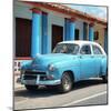 Cuba Fuerte Collection SQ - Turquoise Vintage Car-Philippe Hugonnard-Mounted Photographic Print