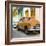 Cuba Fuerte Collection SQ - Two Chevrolet Cars Orange and Turquoise-Philippe Hugonnard-Framed Photographic Print