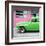 Cuba Fuerte Collection SQ - Vintage Cuban Green Car-Philippe Hugonnard-Framed Photographic Print