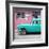 Cuba Fuerte Collection SQ - Vintage Cuban Turquoise Car-Philippe Hugonnard-Framed Photographic Print