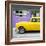 Cuba Fuerte Collection SQ - Vintage Cuban Yellow Car-Philippe Hugonnard-Framed Photographic Print