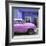 Cuba Fuerte Collection SQ - Vintage Hot Pink Car of Havana-Philippe Hugonnard-Framed Photographic Print