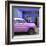 Cuba Fuerte Collection SQ - Vintage Hot Pink Car of Havana-Philippe Hugonnard-Framed Photographic Print