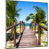 Cuba Fuerte Collection SQ - Wooden Jetty on the Beach-Philippe Hugonnard-Mounted Photographic Print