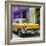 Cuba Fuerte Collection SQ - Yellow Chevrolet Cuban-Philippe Hugonnard-Framed Photographic Print