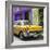 Cuba Fuerte Collection SQ - Yellow Chevrolet Cuban-Philippe Hugonnard-Framed Photographic Print