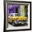 Cuba Fuerte Collection SQ - Yellow Chevrolet Cuban-Philippe Hugonnard-Framed Photographic Print