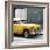 Cuba Fuerte Collection SQ - Yellow Chevy-Philippe Hugonnard-Framed Photographic Print