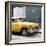 Cuba Fuerte Collection SQ - Yellow Chevy-Philippe Hugonnard-Framed Photographic Print