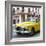 Cuba Fuerte Collection SQ - Yellow Classic Cars-Philippe Hugonnard-Framed Photographic Print