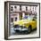 Cuba Fuerte Collection SQ - Yellow Classic Cars-Philippe Hugonnard-Framed Photographic Print