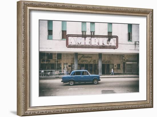 Cuba Fuerte Collection - Teatro America in Havana III-Philippe Hugonnard-Framed Photographic Print