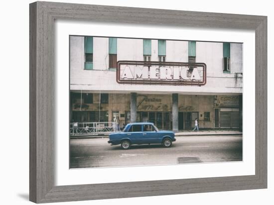 Cuba Fuerte Collection - Teatro America in Havana III-Philippe Hugonnard-Framed Photographic Print