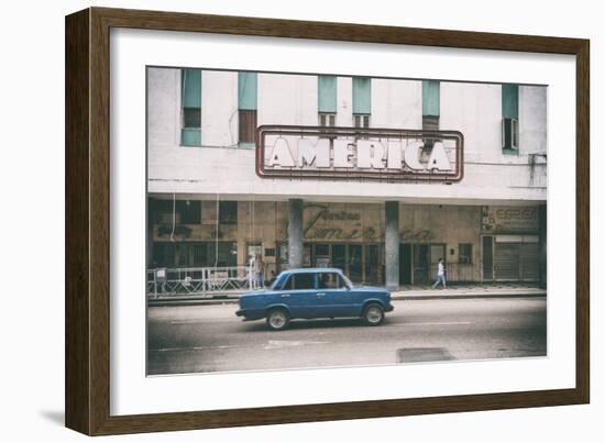 Cuba Fuerte Collection - Teatro America in Havana III-Philippe Hugonnard-Framed Photographic Print