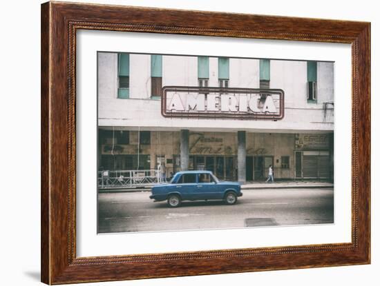 Cuba Fuerte Collection - Teatro America in Havana III-Philippe Hugonnard-Framed Photographic Print