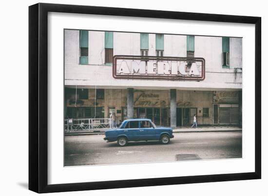 Cuba Fuerte Collection - Teatro America in Havana III-Philippe Hugonnard-Framed Photographic Print