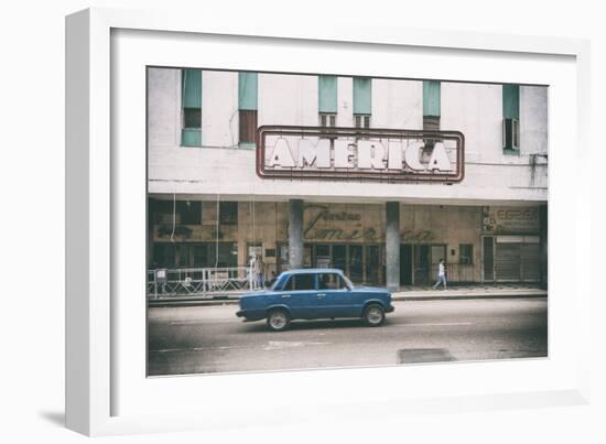 Cuba Fuerte Collection - Teatro America in Havana III-Philippe Hugonnard-Framed Photographic Print