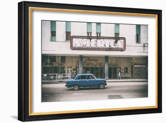 Cuba Fuerte Collection - Teatro America in Havana III-Philippe Hugonnard-Framed Photographic Print