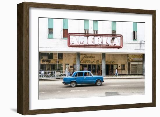 Cuba Fuerte Collection - Teatro America in Havana-Philippe Hugonnard-Framed Photographic Print