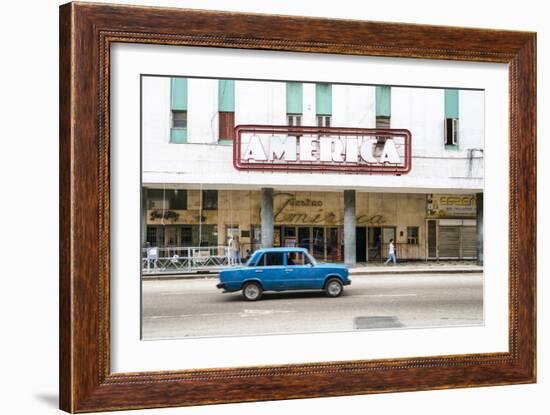 Cuba Fuerte Collection - Teatro America in Havana-Philippe Hugonnard-Framed Photographic Print