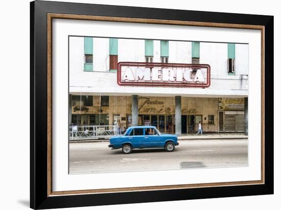 Cuba Fuerte Collection - Teatro America in Havana-Philippe Hugonnard-Framed Photographic Print