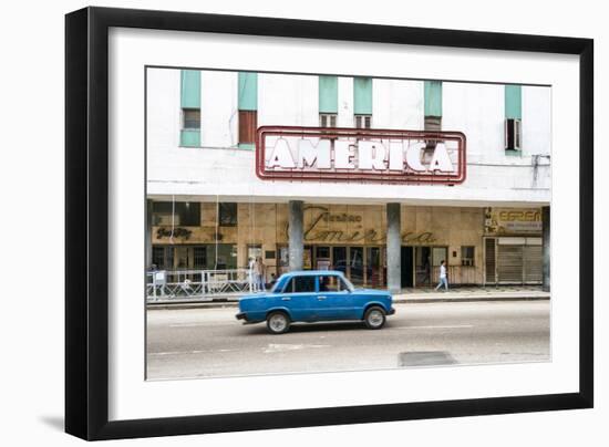 Cuba Fuerte Collection - Teatro America in Havana-Philippe Hugonnard-Framed Photographic Print